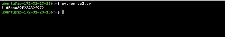 Ejecuta el script Boto3