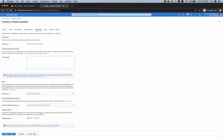 Configuración por defecto