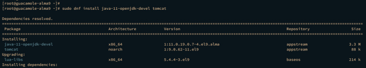 instalar java y apache tomcat