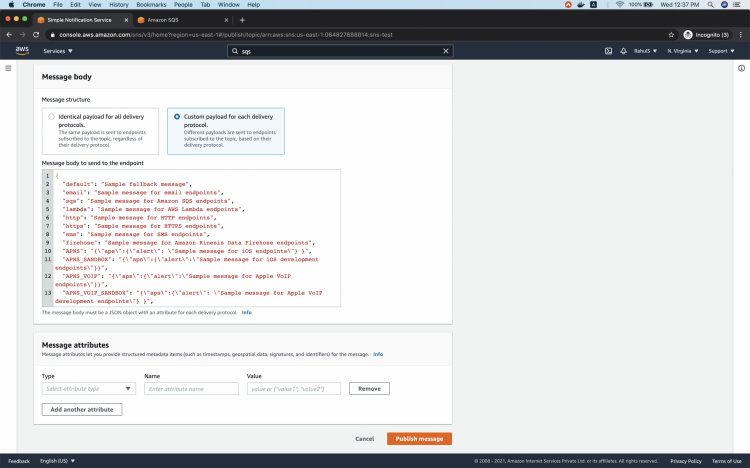 El SNS publica el mensaje