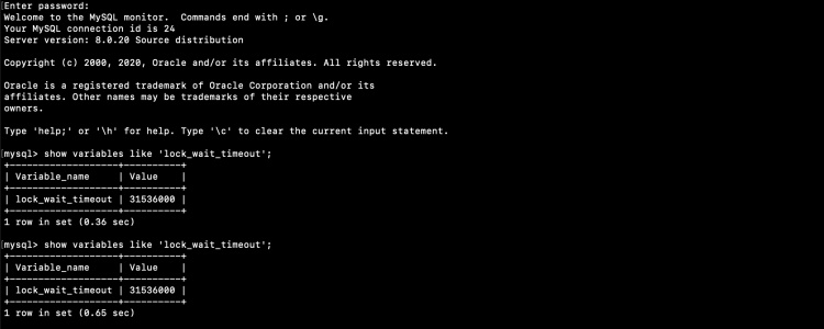 Valor antes de reiniciar
