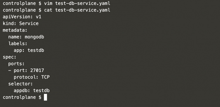 archivo test-db-service.yaml