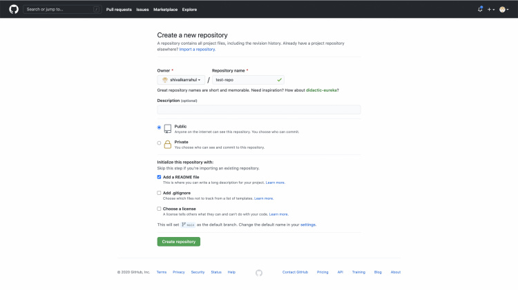 Configuración del repositorio