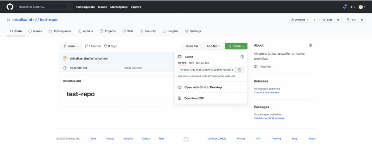Comando para clonar el repo