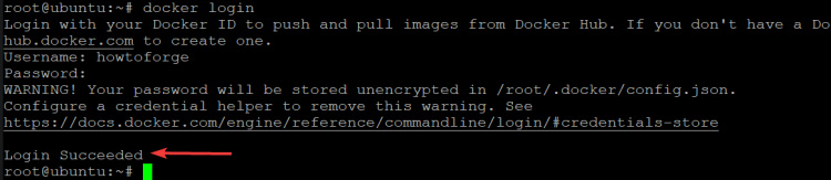 entra en el registro de Docker Hub