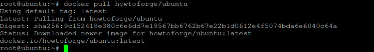 descarga la última imagen de ubuntu desde tu Docker Hub.