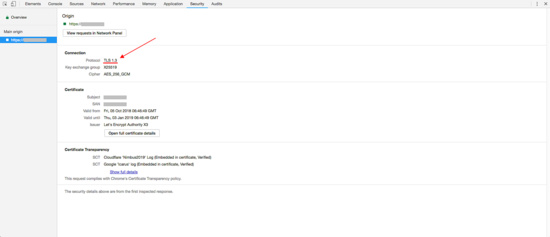 TLS 1.3 activado en Nginx con éxito