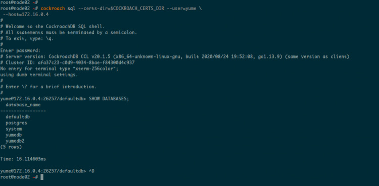 Comprobar la Replicación de la Base de Datos en el Nodo02