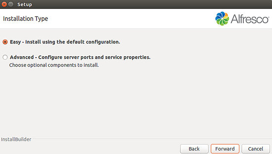 Utiliza el modo de instalación fácil