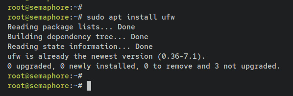 instalar ufw