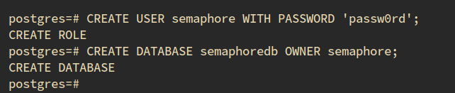 crear base de datos y usuario