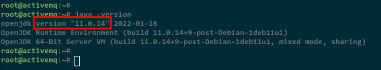 comprobar la versión de java