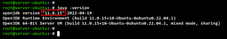 comprobar versión java