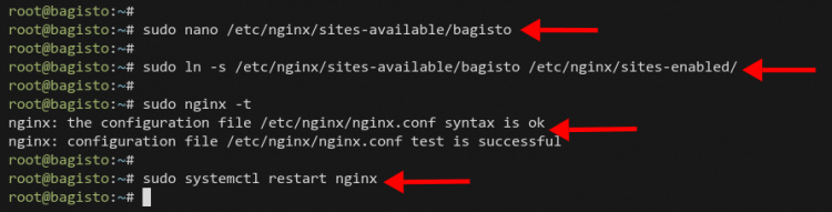 Configurar el servidor web Nginx para el comercio electrónico Bagisto