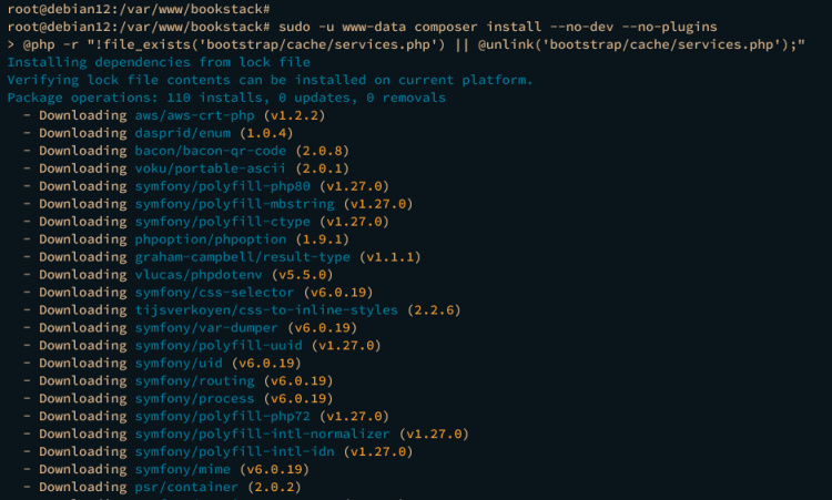 descargar instalar dependencias