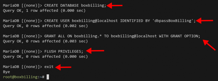 Comprobación de MariaDB