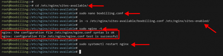 Configurar Nginx para BoxBilling