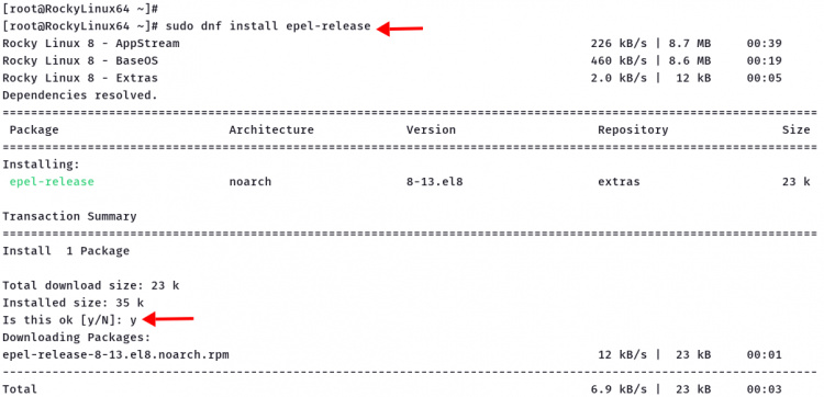 Añadir repositorio EPEL