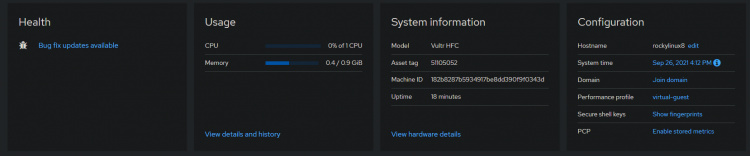 Acceder a la consola web de Cockpit