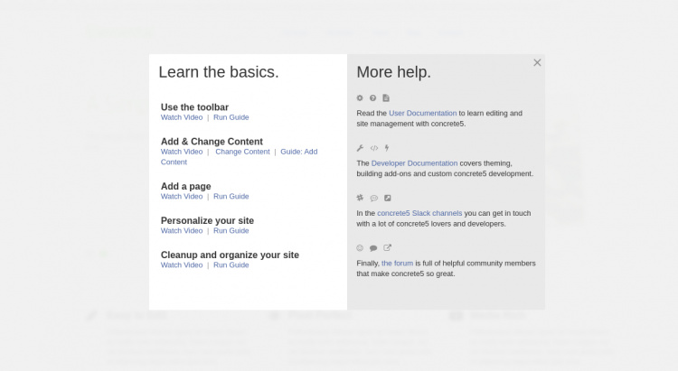 Cómo empezar con Concrete 5