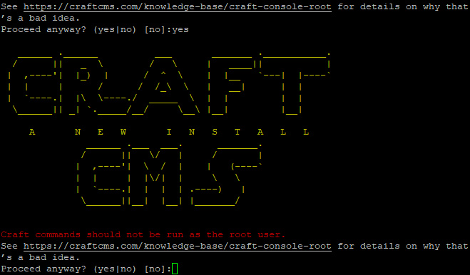 Instalar craft cms con composer