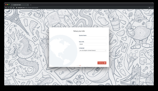 Añadir información del sitio