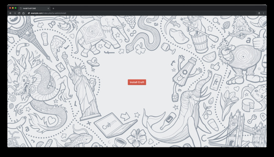 Iniciar la instalación de la artesanía