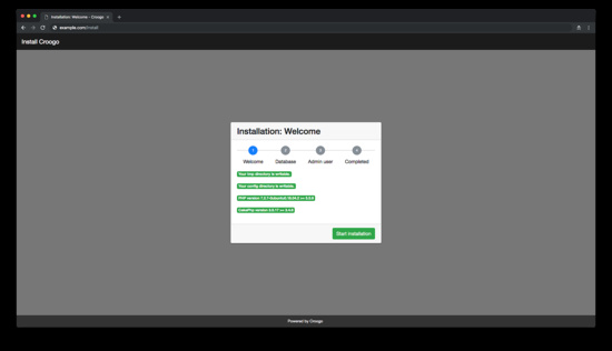 Inicia la instalación