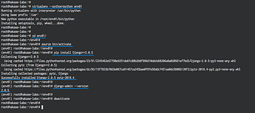 Instalar Django con Virtualenv