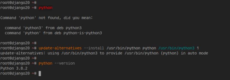 configuración Python