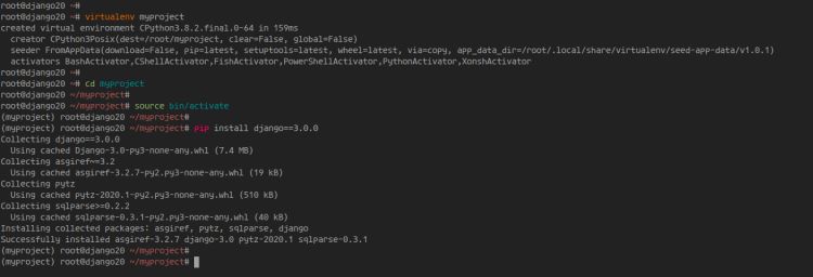 Crear un proyecto Python Django