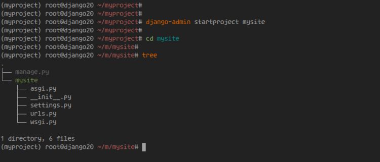 Crear un nuevo proyecto Django