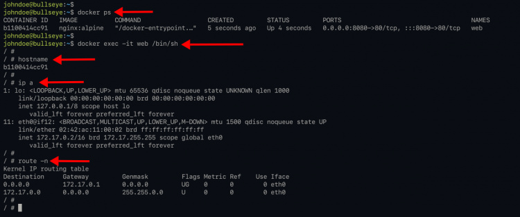 Adjuntar al cocntainer de Docker