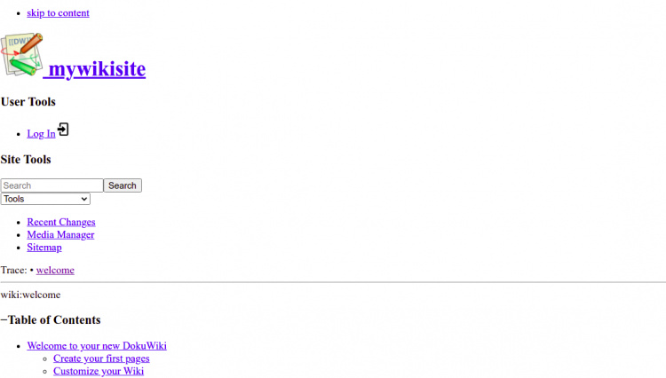 Sitio DokuWiki
