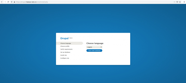 Lenguaje de configuración de Drupal