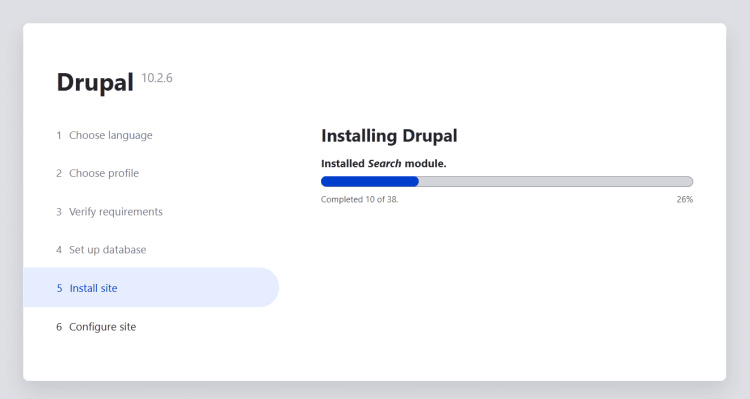 Instalación de Drupal