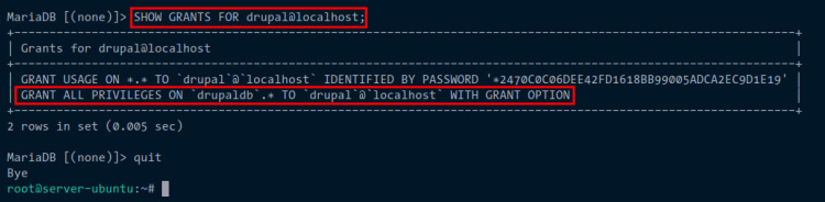 comprobar privilegios de usuario