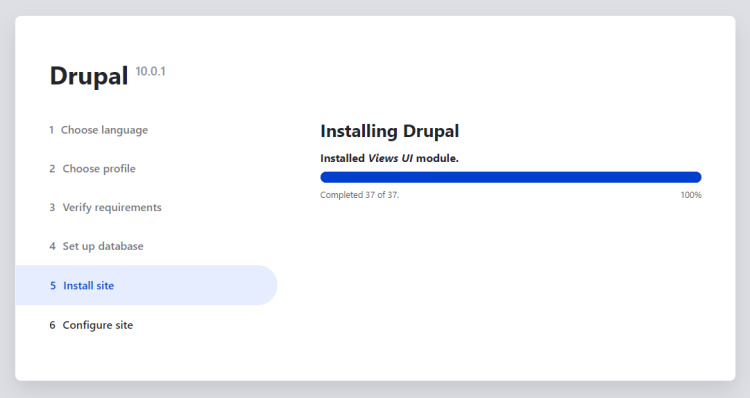Instalador de módulos y temas de Drupal