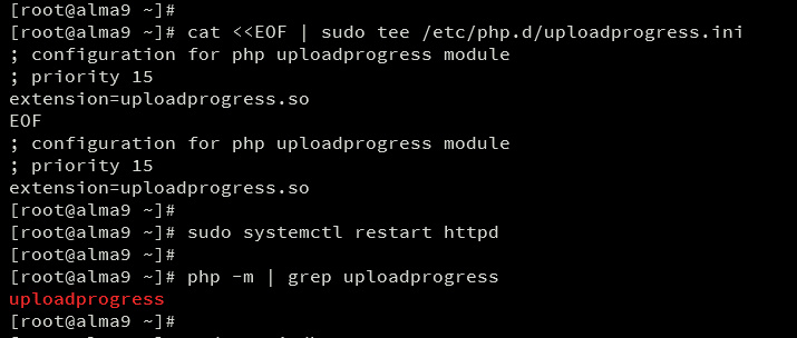 configuración subirprogreso