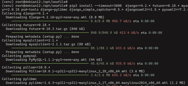 Instalar las dependencias de Python