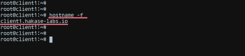 Configurar el nombre de host