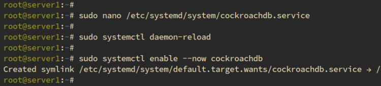 servicio de configuración
