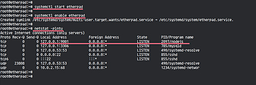 Ejecutar Etherpad como servicio