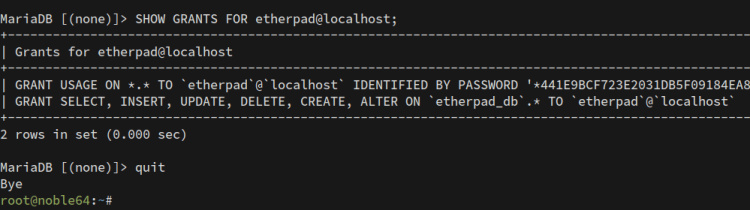 comprobar usuario db