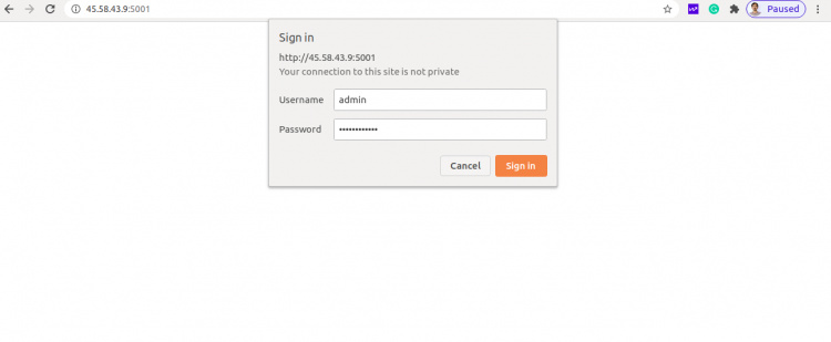 Inicio de sesión en SoiderFoot