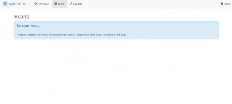 Historial de exploración de seguridad