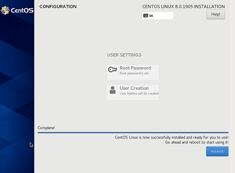 Instalación completa