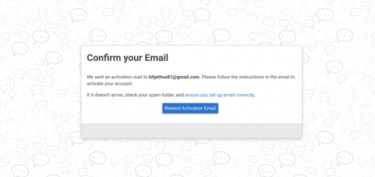 Confirmar correo electrónico