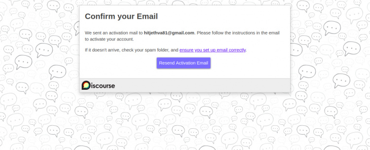 Confirmar correo electrónico