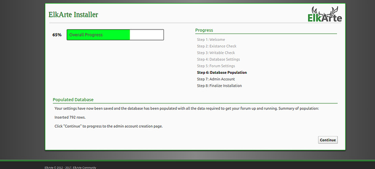 Rellenar la base de datos